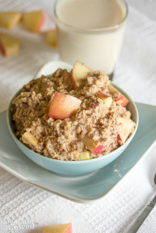 apple oatmeal recipe- No Diets Allowed