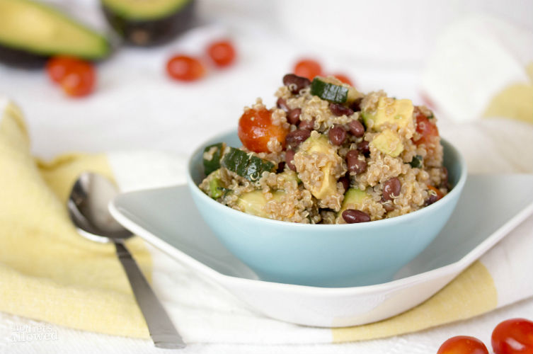 recipes for quinoa salad- No Diets Allowed