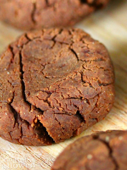 flourless chocolate cookie recipe- No Diets Allowed