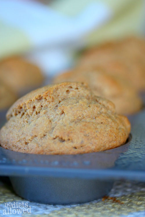 healthy banana muffin recipe- No Diets Allowed