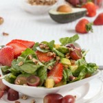 spinach salad strawberries- No Diets Allowed