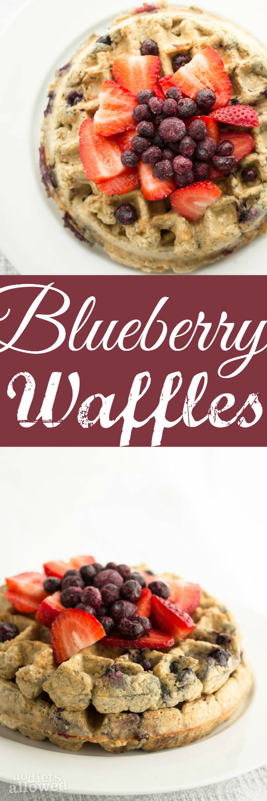 blueberry waffle recipe - No Diets Allowed