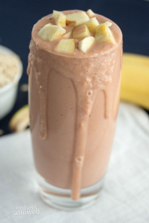 apple banana smoothie - No Diets Allowed