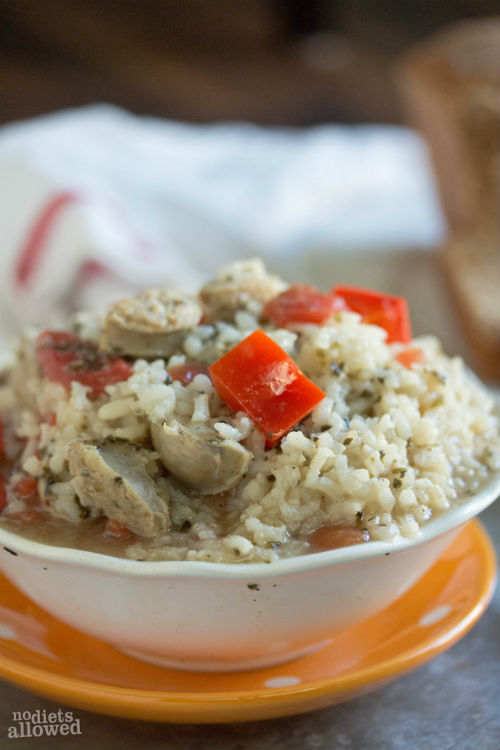 easy chicken and rice soup - No Diets Allowed