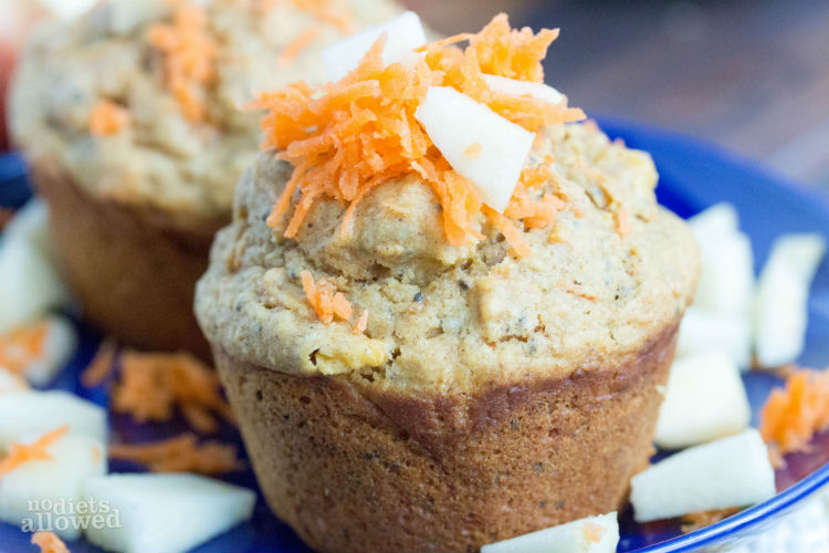 morning glory muffins - No Diets Allowed
