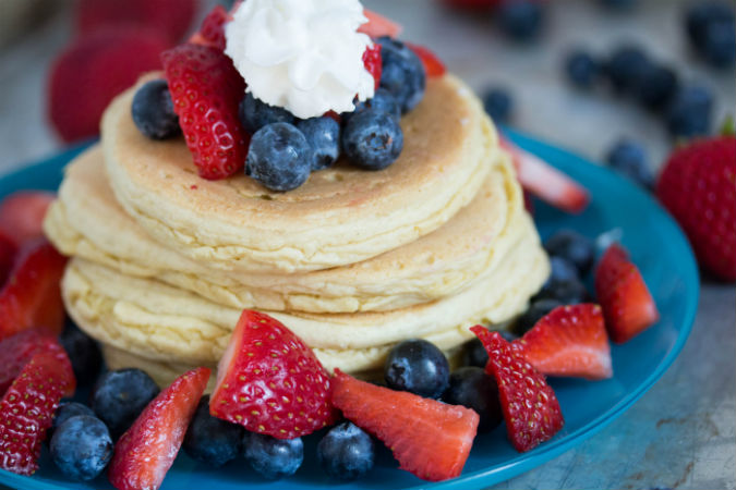 gluten free pancakes - No Diets Allowed