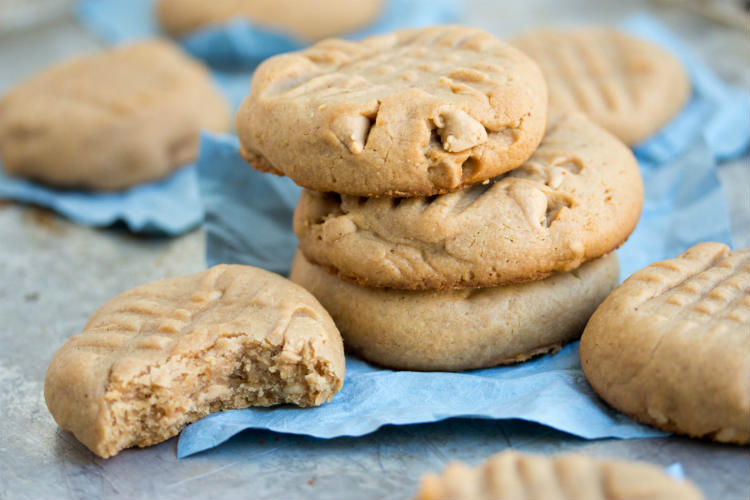 healthy peanut butter cookie recipe - No Diets Allowed