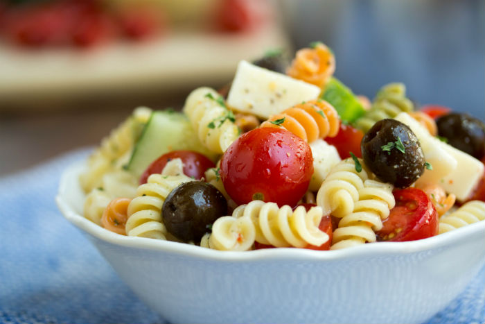 italian pasta salad - No Diets Allowed
