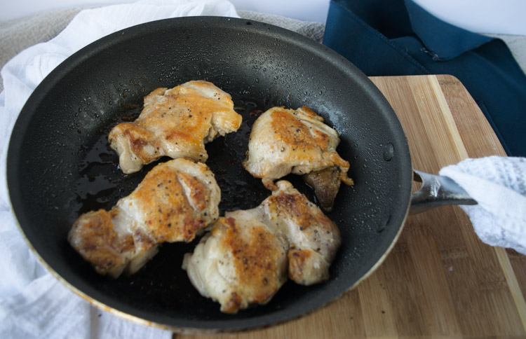 Honey Garlic Glazed Chicken Thighs Prep - No Diets Allowed 