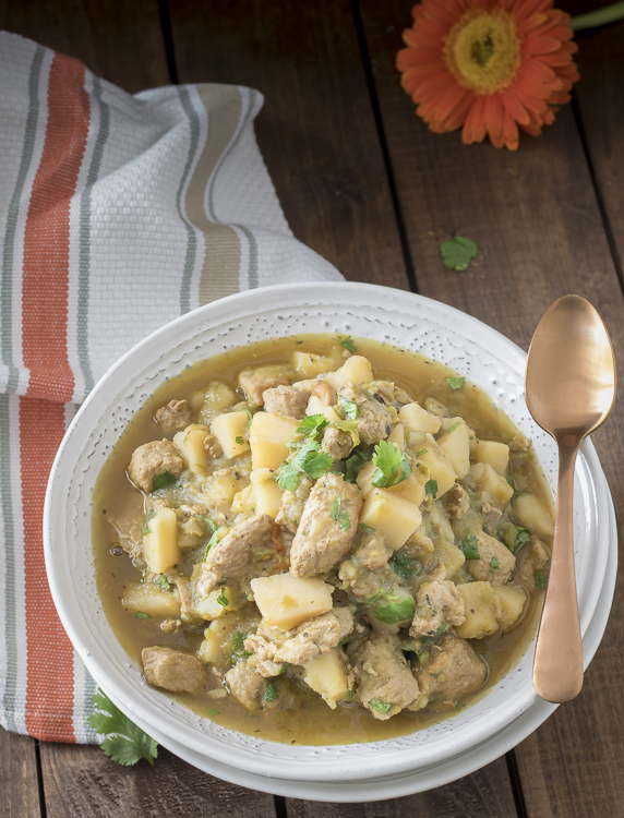 New Mexico Pork Green Chile Stew Recipe - No Diets Allowed #Food #Foodie #Stew #Pork
