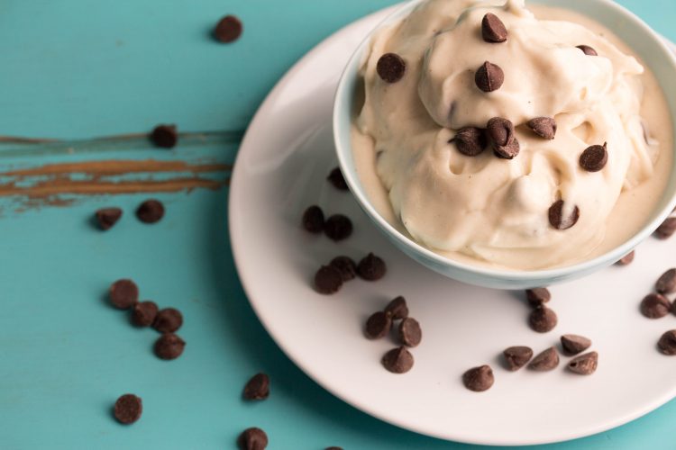 Dairy Free Chocolate Chip Ice Cream Recipe - No Diets Allowed #Food #Foodie 