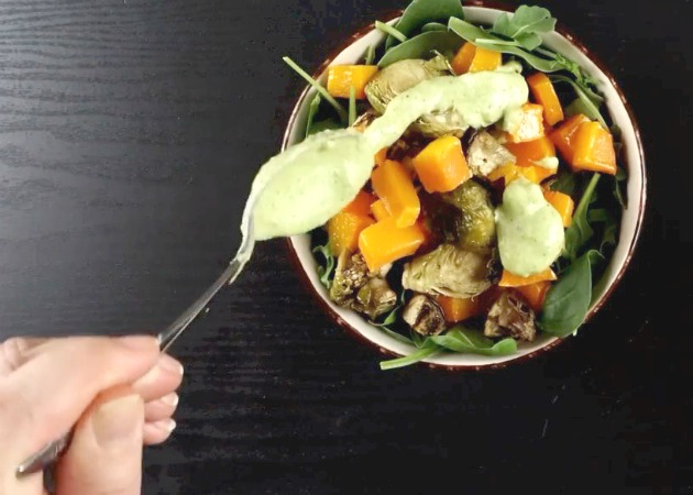 Roast Vegetable Salad Recipe - No Diets Allowed #Food #Foodie