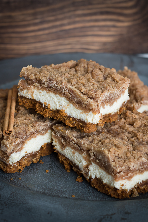 Snickerdoodle Cheesecake Bars Recipe – No Diets Allowed #Yummy #Food #Foodie #Cheesecake