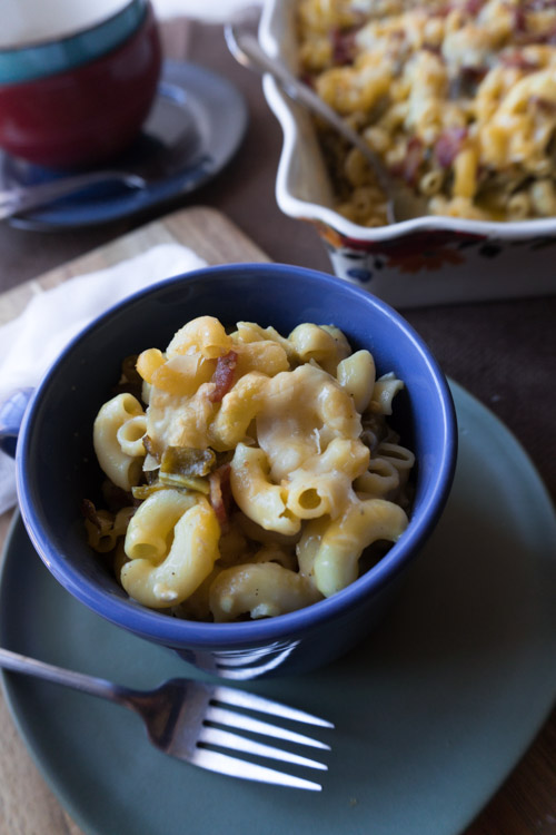 Easy Bacon Mac and Cheese Recipe - No Diets Allowed #MacCheese #Food #Foodie