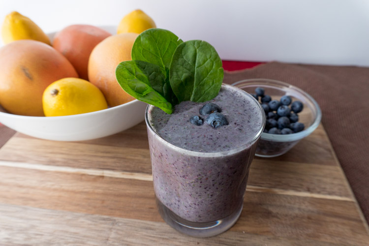  Healthy Triple Berry & Spinach Smoothie - No Diets Allowed