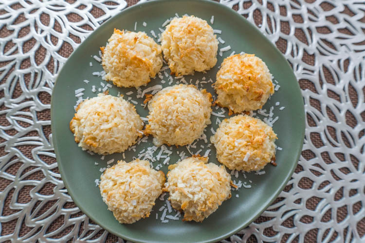 These gluten free coconut macaroons are deliciously sweet and so easy to make! You will wonder why you didn’t make them sooner from no diets allowed