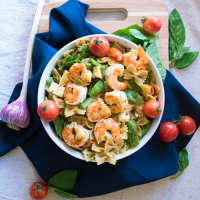 Easy Shrimp Garden Pasta Recipe
