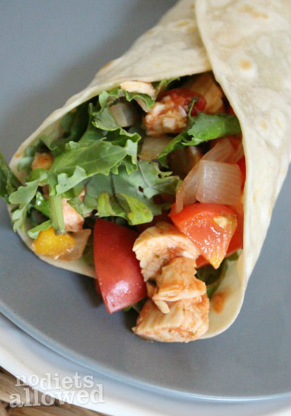 Mango Chicken Tacos- No Diets Allowed