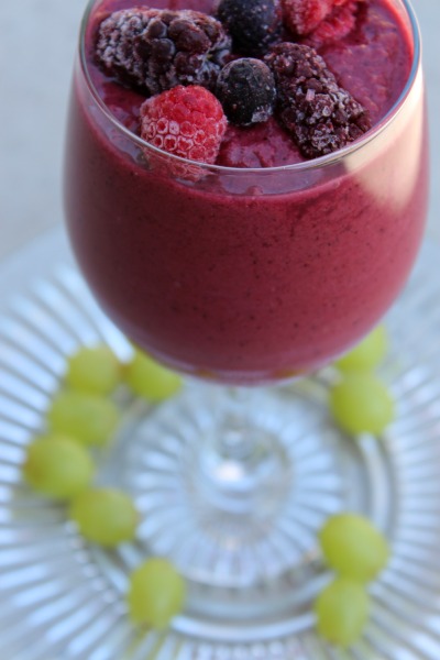 Mixed Berry Protein Smoothie- No Diets Allowed