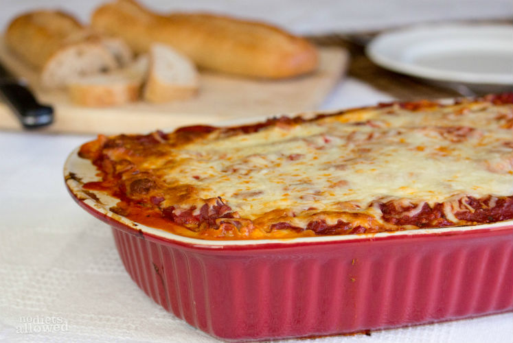 turkey lasagna recipe - No Diets Allowed