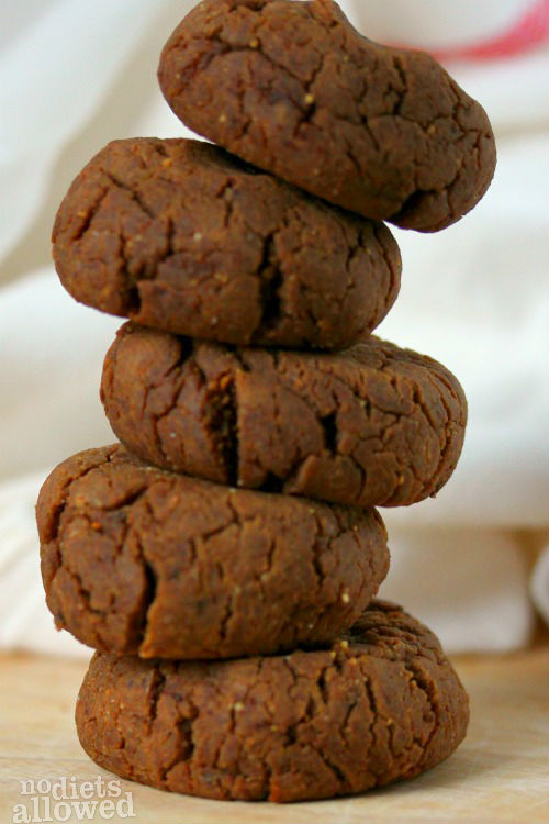 Flourless Chocolate Cookies- No Diets Allowed