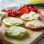 Apple slices with banana- No Diets Allowed