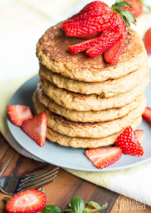 recipe for whole wheat pancakes- No Diets Allowed