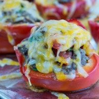 Quinoa and Tomato Stuffed Bell Peppers