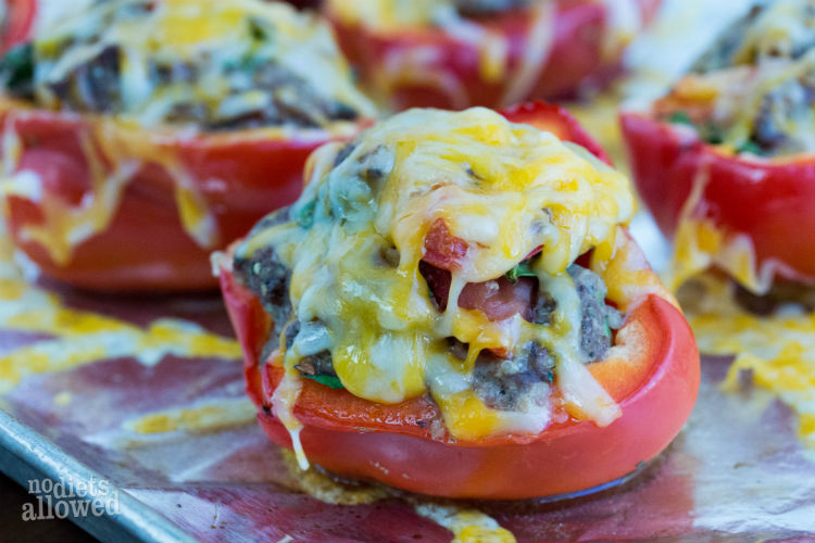 Quinoa and Tomato Stuffed Bell Peppers