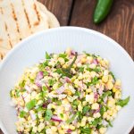 Easy Corn & Collard Green Salsa Recipe - No Diets Allowed #Food #Foodie