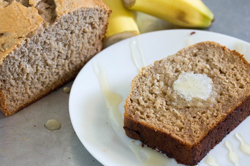 gluten free sugar free banana bread - No Diets Allowed