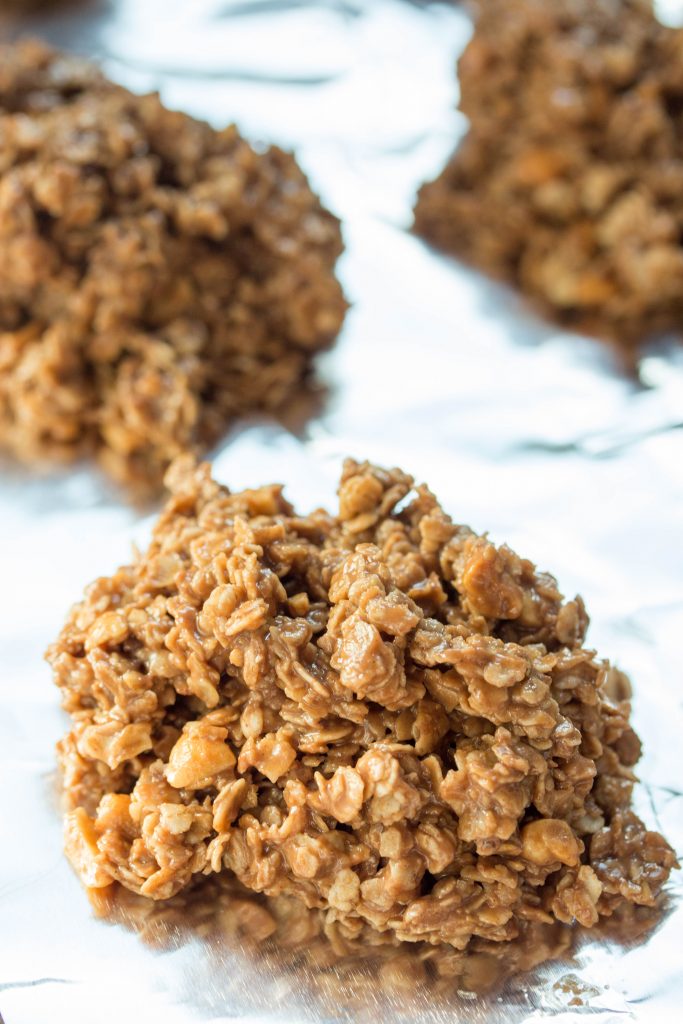 oatmeal no bake cookies - No Diets Allowed