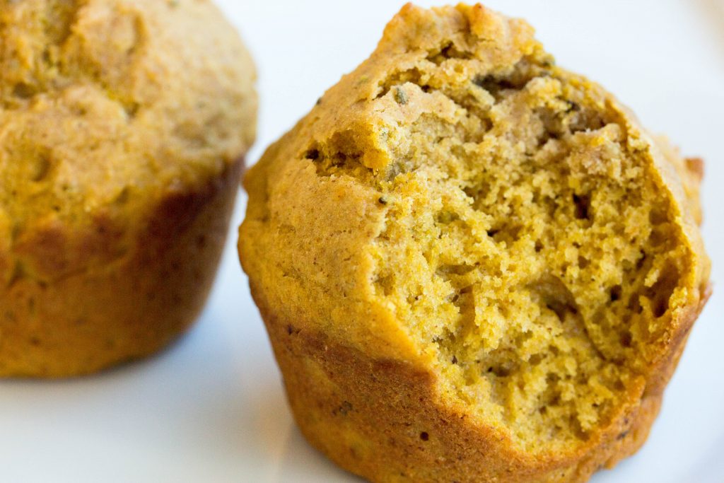 healthy pumpkin banana muffins - No Diets Allowed