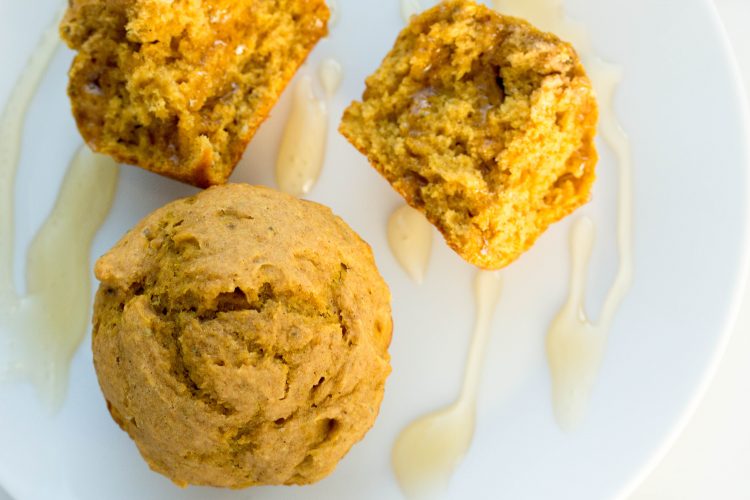 Healthy Pumpkin Banana Muffins Recipes - No Diets Allowed #Food #Foodie