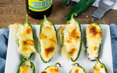 Easy Low Carb Baked Jalapeno Poppers