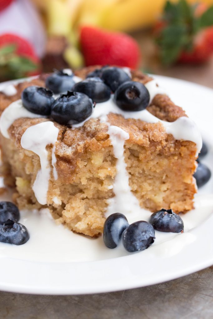 Apple Crumb Coffee Cake Recipe - No Diets Allowed