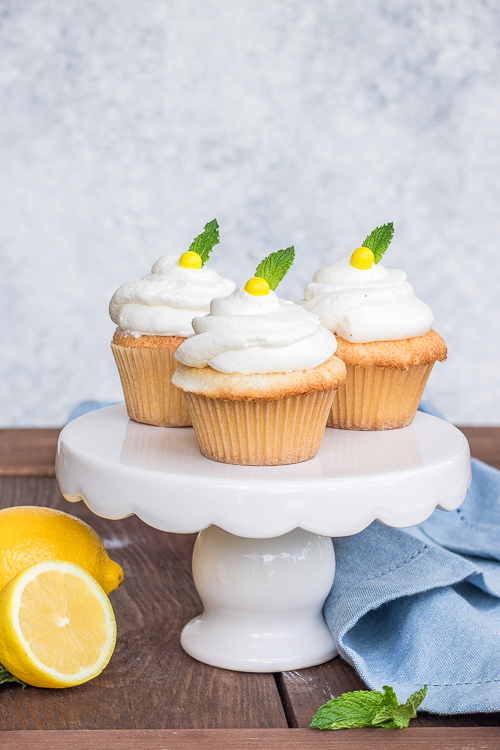 Easy Lemon Cupcakes Recipe from Scratch - No Diets Allowed